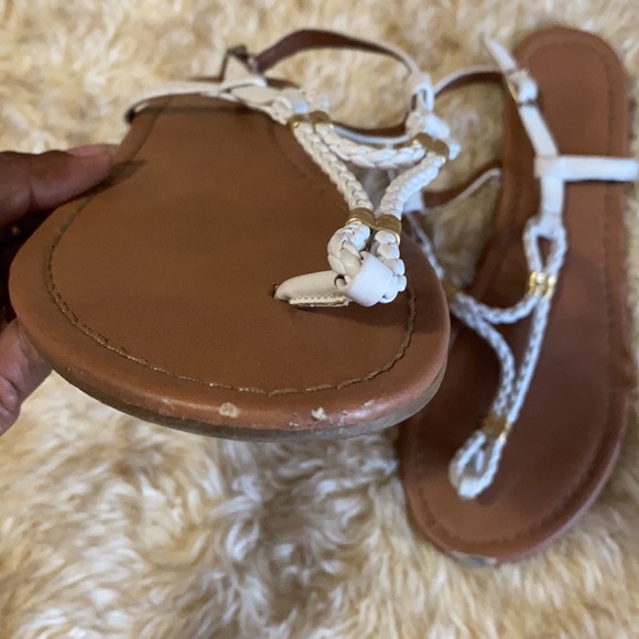 Forever21 White Sandals - Picture 2 of 4